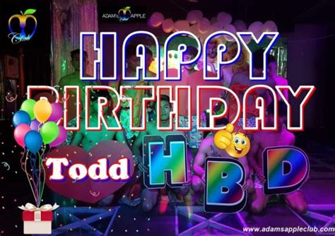 Hbd Todd Adams Apple Club Chiang Mai Thailand