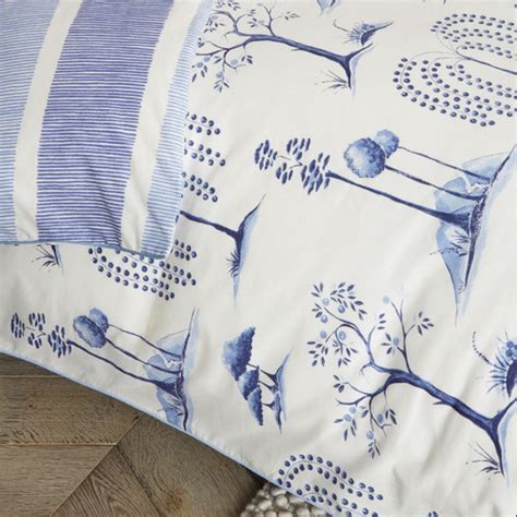 Sanderson Willow Tree Bedding in Blue - ZenDom