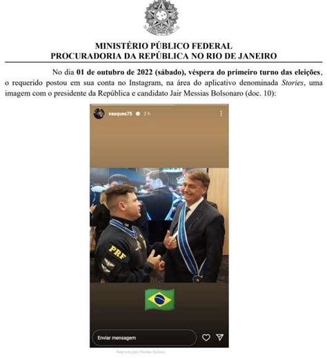 Mpf Listou Epis Dios De Apoio Indevido De Chefe Da Prf A Bolsonaro