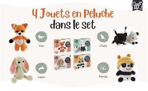 Kit De Crochet Pour D Butants Craft Id Coffret Amigurumi Chatons