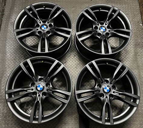 Genuine 18 Bmw 400m 3 And 4 Series Alloy Wheels F30 F31 F32 F33 Gun Metal Grey Ebay