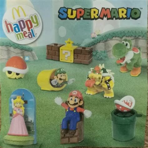 Mcdonalds Happy Meal Toy Super Mario Characters Single Toys