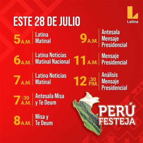 Fiestas Patrias Esta Es La Programaci N De Latina Tv Y Sus Actividades Especiales Por