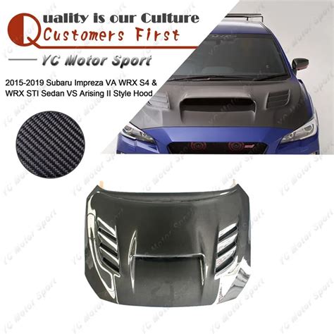 Car Accessories Carbon Fiber VS Arising II Style Hood Bonnet Fit For