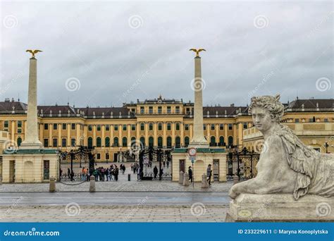 Schönbrunn Hapsburg Royal Palace In Vienna Austria Editorial Photo