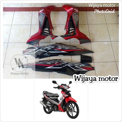 Jual Cover Bodi Belakang Plus Sayap Plus Striping Supra X 125 Batman