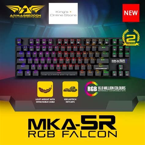 Armaggeddon Mka R Rgb Falcon Mechanical Gaming Keyboard Shopee Malaysia