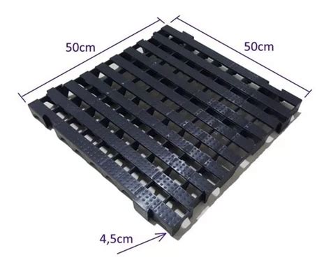 10 Piso Plástico Palete 50x50 Câmara Fria Estrado Pisos Frete grátis