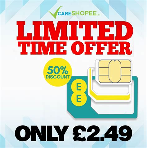 Ee Ee Trio Pay As You Go Payg Sim Card Loaded With £5 Five Pounds