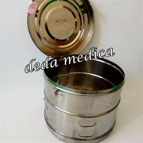 Jual Tromol Dressing Drum Tromol 27 CM Rantang Makanan Stainless