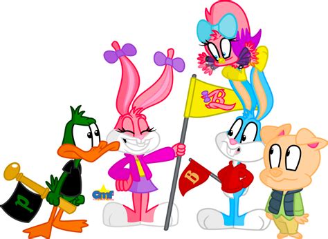 Plucky Babs Sweetie Buster And Hamton By Tiny Toons Fan On Deviantart