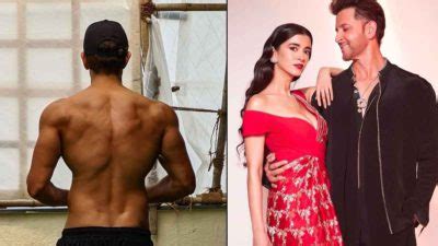 Hrithik Roshan Uploads A Shirtless Pic Saba Azad Reacts With Fire And