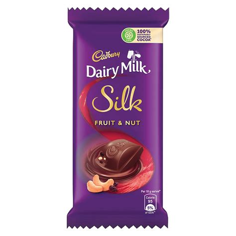 Cadbury Dairy Milk Silk Fruit Nut Chocolate Bar Gram Amazon In