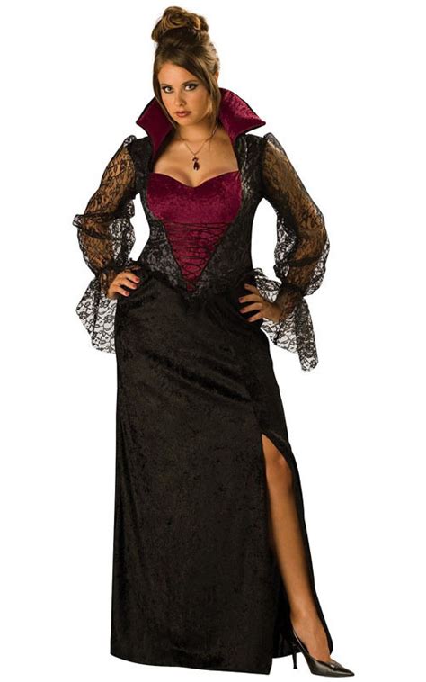 Vampiress Adult Plus Costume Costume Crazy