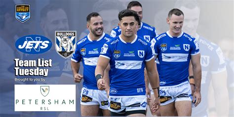 Newtown Jets Team List v Canterbury-Bankstown Bulldogs Sat 22nd April, 2023 - Newtown Jets