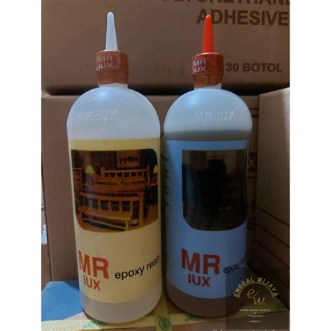 Jual Lem Epoxy Mr Lux Resin Hardener Kemasan Besar Kg Shopee