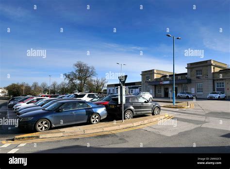 The frontage of Ely railway station, Ely city, Cambridgeshire, England Stock Photo - Alamy