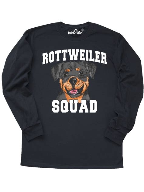 Inktastic Dog Rottweiler Squad Long Sleeve T Shirt