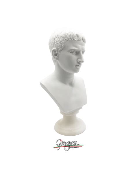 Imperatori Romani Cesare Augusto Busto 16 Cm