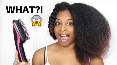 I Cant Believe This Blowdryer Brush Natural Hair Styles Black Hair