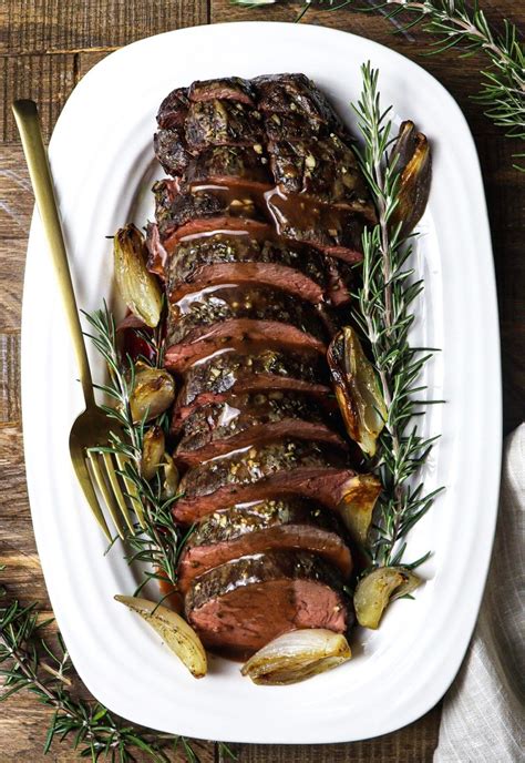 Slow Roasted Beef Tenderloin With Shallots And Port Artofit