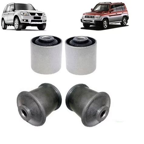 Kit 04 Bucha Braço Inferior Traseiro Pajero Tr4 Io Submarino