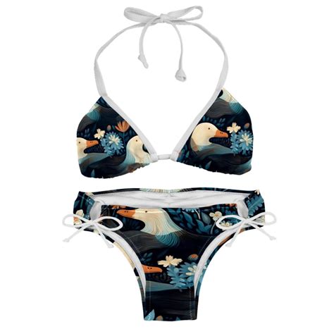 Platypus Chic One Piece Swimsuits Bikini Set Detachable Sponge