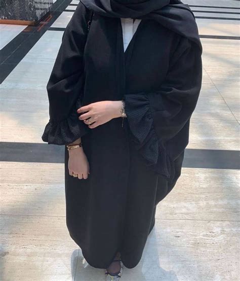 Latest Dubai Style Black Abayas Zahrah Rose Abaya Designs Black