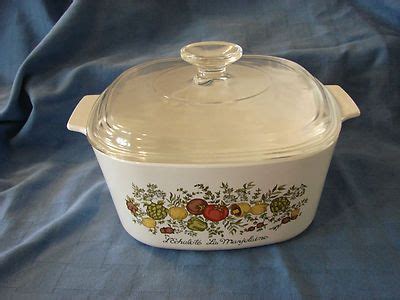 Vintage Corning Ware Spice Of Life Quart Casserole Baking Dish With