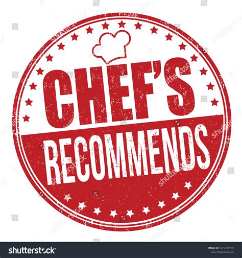 546 Chef Recommended Vector Images, Stock Photos, 3D objects, & Vectors ...