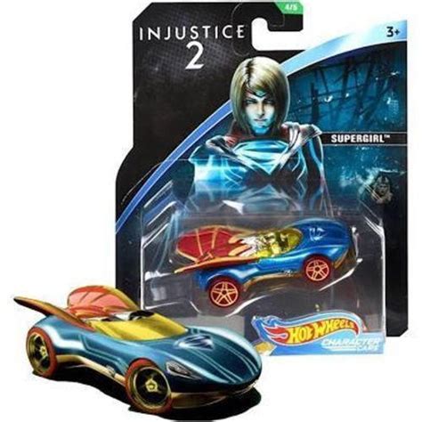 Hot Wheels Character Cars Dc Injustice 2 Supergirl Diecast Vehicle We