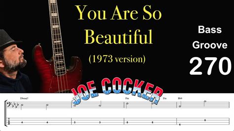 You Are So Beautiful Joe Cocker How To Play Bass Groove Cover With