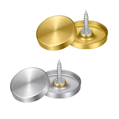 Stainless Steel Decorative Screw Cap Cover Nails Fixing Mirror Mounting