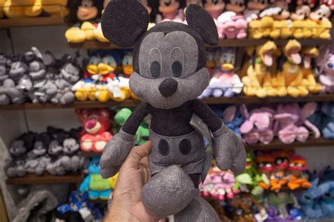 New Denim Mickey And Minnie Mouse Plush Arrive A Walk With The Mouse