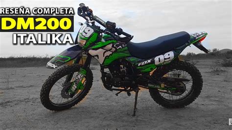 Italika Dm200 ¡la Moto Doble Propósito Mas Vendida Youtube