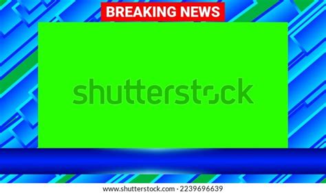 Breaking News Background Green Screen Animation Stock Illustration ...