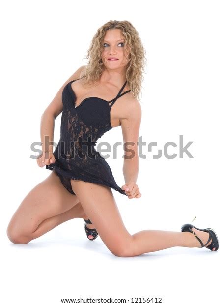 Portrait Nude Blonde Blue Eyes On Stock Photo 12156412 Shutterstock