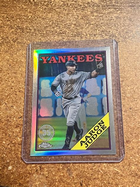 Topps Chrome Baseball Th Anniversary Bc Aaron Judge Ebay