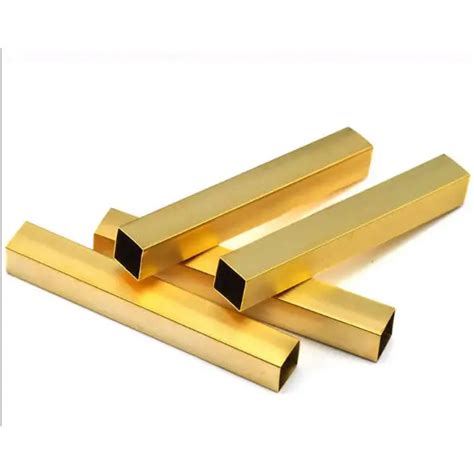 Customized Large Hollow Brass Tube Square Pipe Brass Square Tube Buy