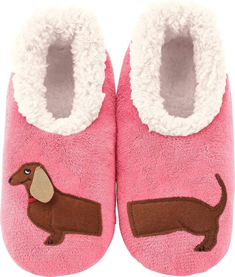 Snoozies Womens Slipper Socks Pairables Cozy Slippers For Women