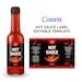 Printable Hot Sauce Label Hot Sauce Bottle Design Hot Sauce 5oz Bottle Hot Sauce Wrap Labels