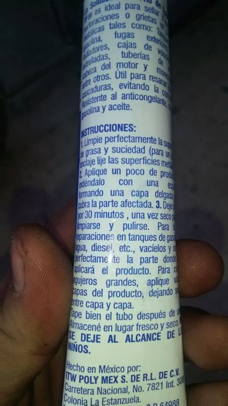 Soldadura en Frio Química TF