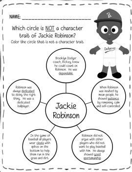 Jackie Robinson Timeline Worksheet