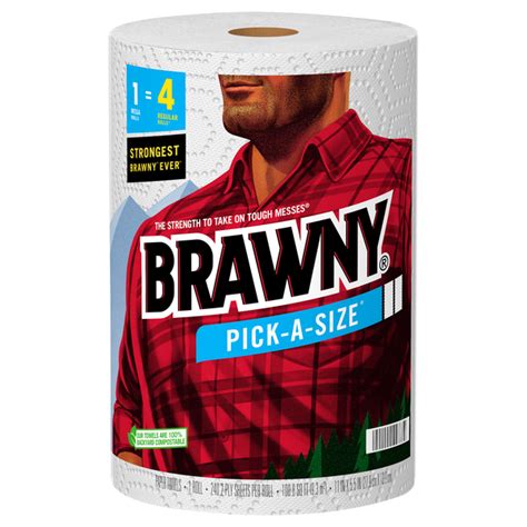 Save On Brawny Pick A Size White Mega Roll 2 Ply Paper Towels Order