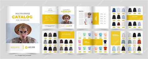 premium vector catalog  catalogue  product catalog template