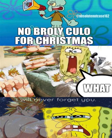 No Broly Culo For Christmas Absolutenutcase S Spongebob Comics