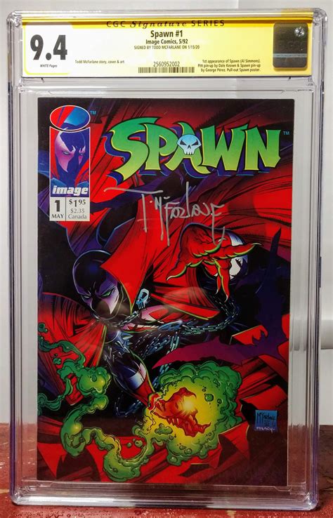 Spawn Cgc Signed By T Mcfarlane Comic Books Modern Age