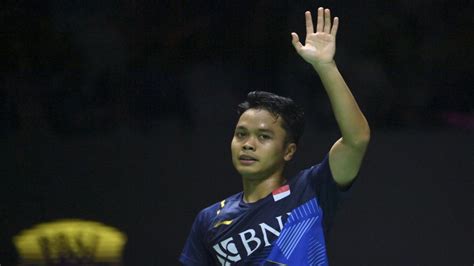 Pebulu Tangkis Tunggal Putra Indonesia Anthony Sinisuka Ginting Antara