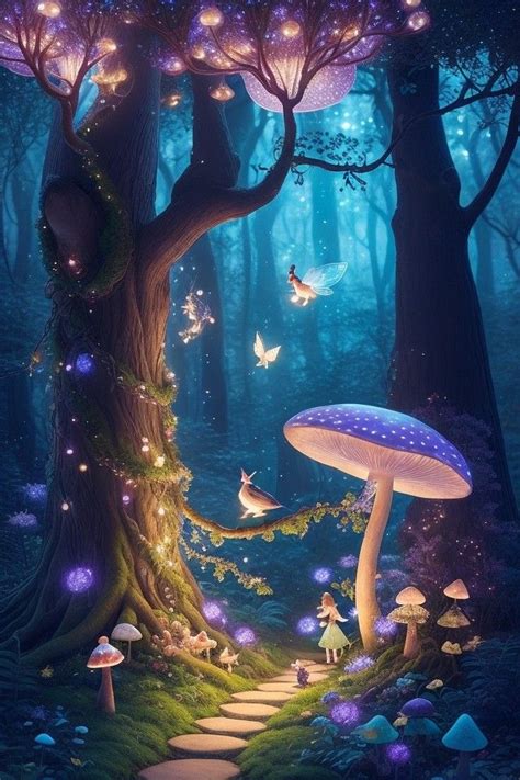 Enchanted Fairy Forest | Imagination Art, Fantasy Landscape, Magical Art