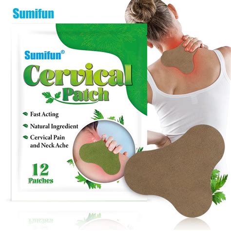 Sumifun Wormwood Knee Cervical Shoulder Pain Relief Patches 12pcs Sakit